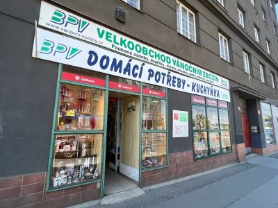 BPV Lena - vánoční ozdoby prodejna Praha 3